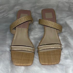 Dolce Vita Bertie heels in Crystal Vinyl.